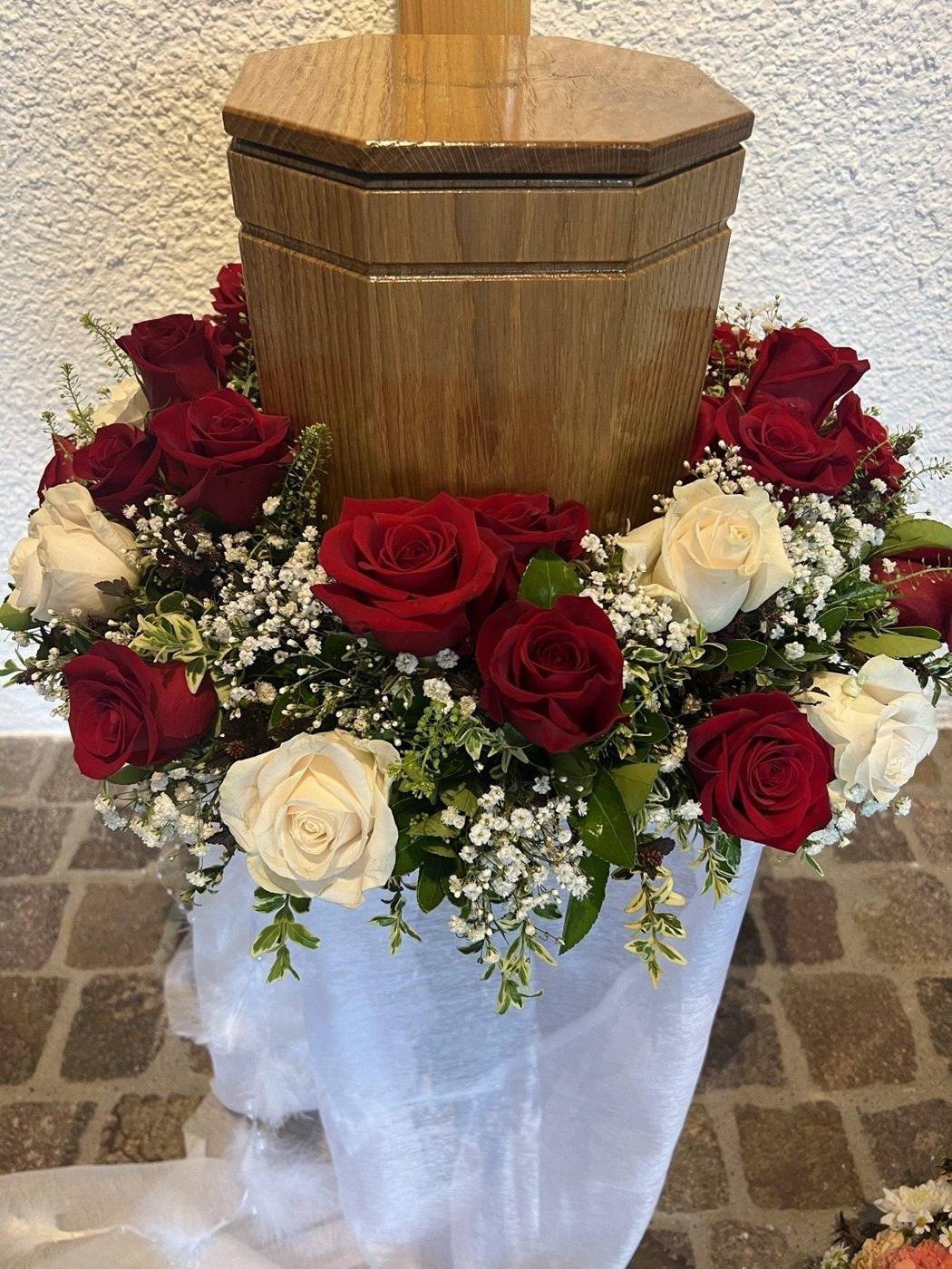 Abschied mit Rosen